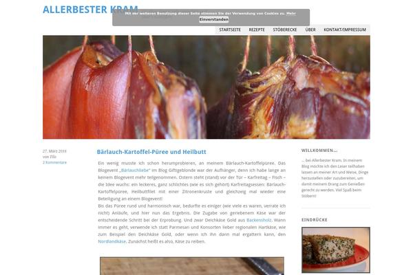 allerbesterkram.de site used Yoko Child