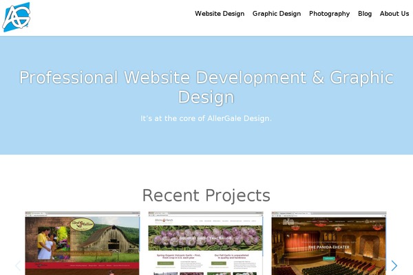 The Ken theme site design template sample