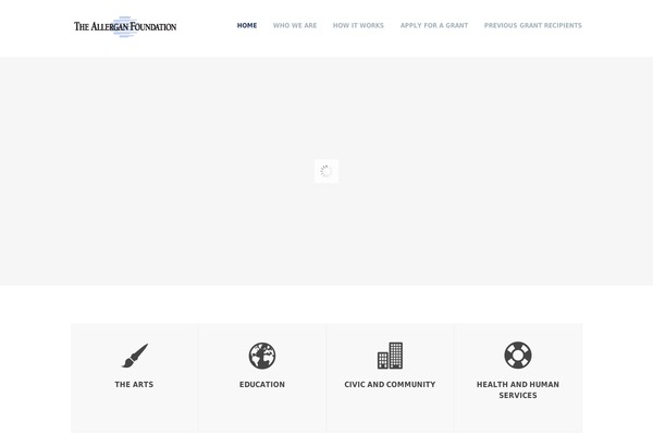Whisper theme site design template sample