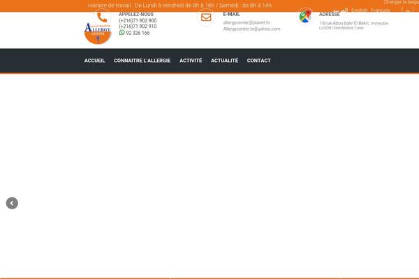 Hestia theme site design template sample