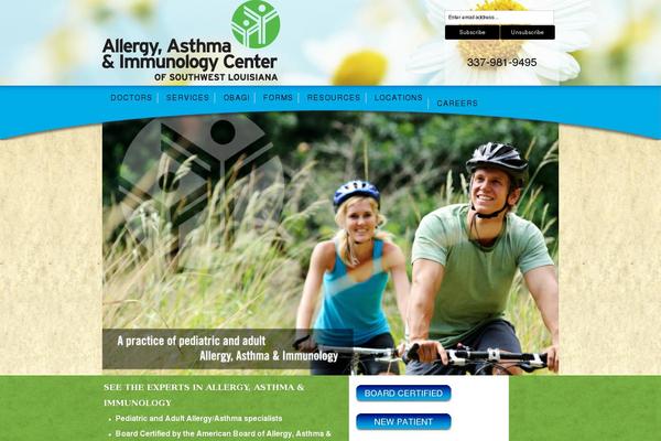 Aac theme site design template sample