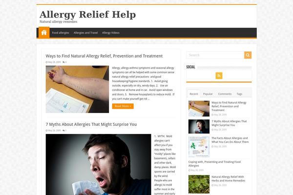 Sahifa theme site design template sample