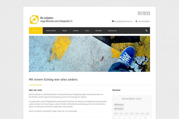 Centum theme site design template sample