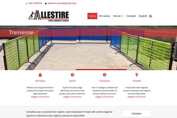 Total theme site design template sample