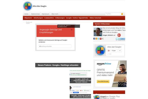 Site using About Me 3000 widget plugin