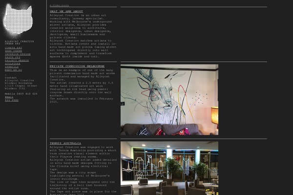alleycatcreative.com.au site used Alleycat
