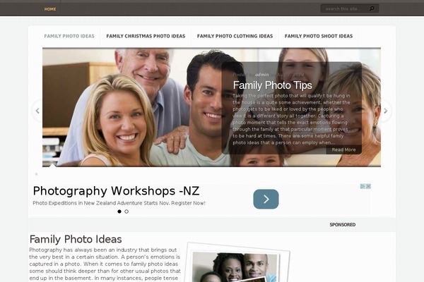 Aggregate theme site design template sample