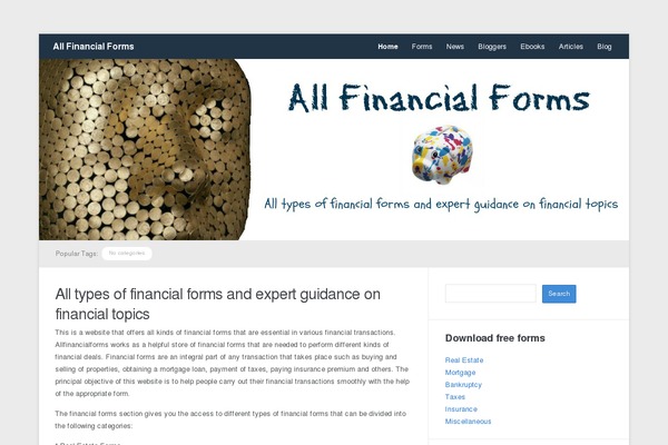 allfinancialforms.com site used Blue Planet