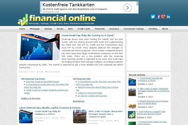 WordPress website example screenshot