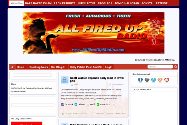 allfiredupmedia.com site used Suffusion4
