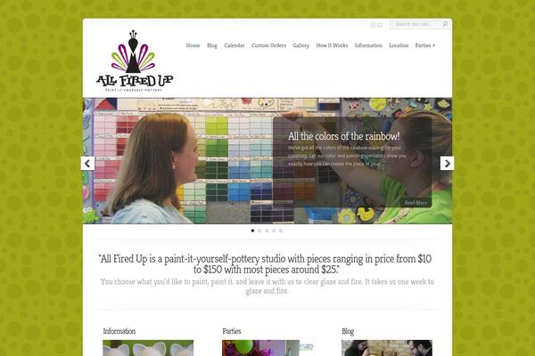 Chameleon theme site design template sample