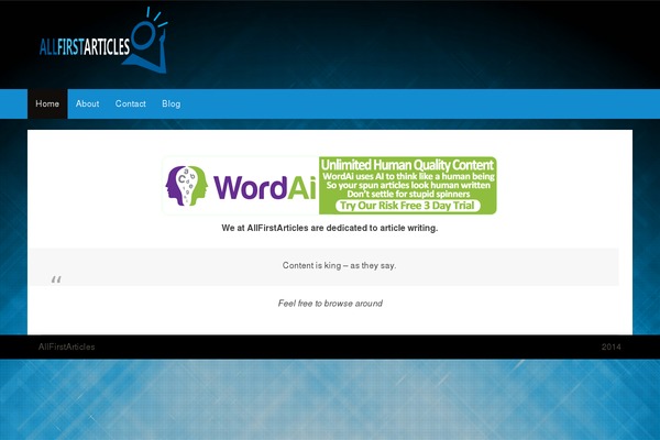 Kavya theme site design template sample