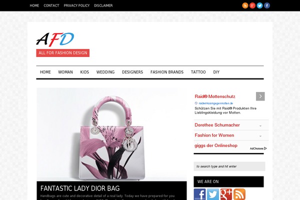 Gridlove theme site design template sample