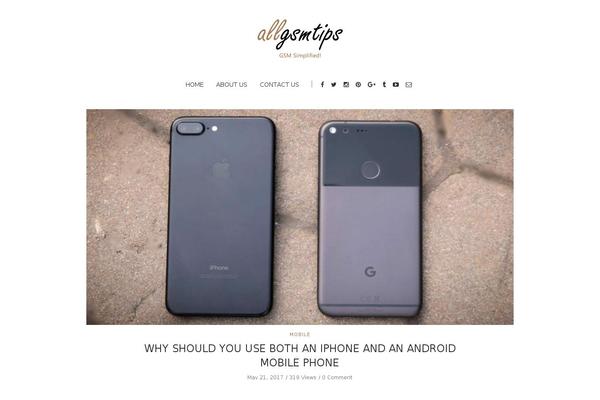 allgsmtips.com site used Solstice-light