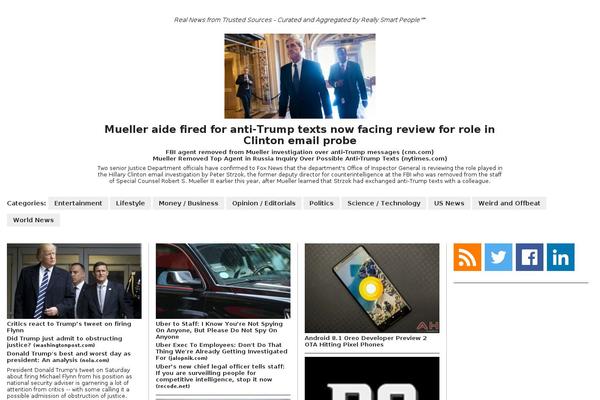 Mission News theme site design template sample