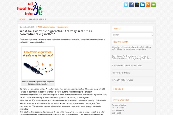 allhealthyinfo.com site used Forceful-light-1.0.8