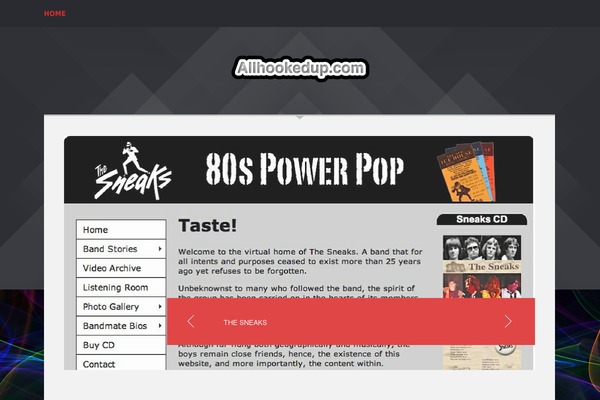Momentum theme site design template sample
