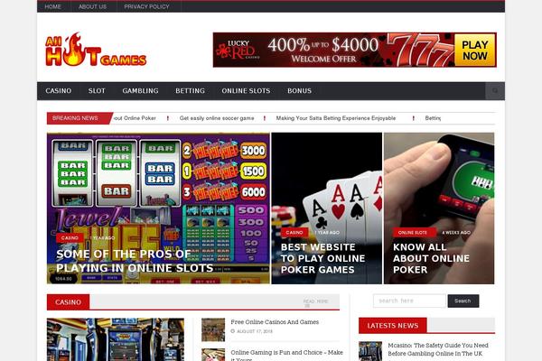 Newscode theme site design template sample