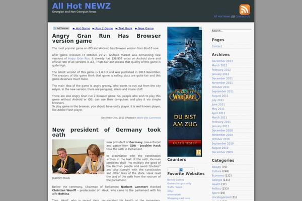 Prosense Grey theme site design template sample