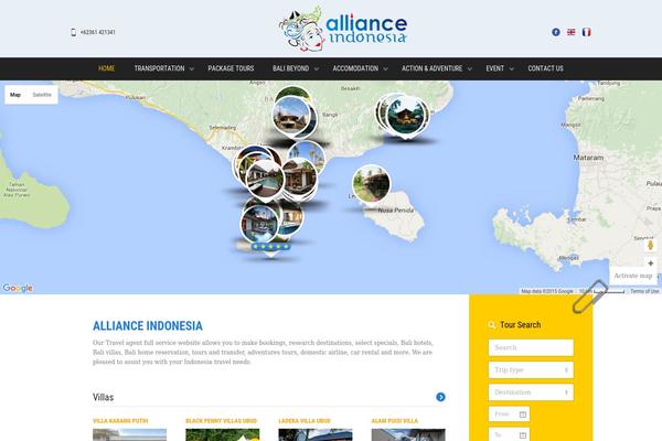Tour Operator theme site design template sample