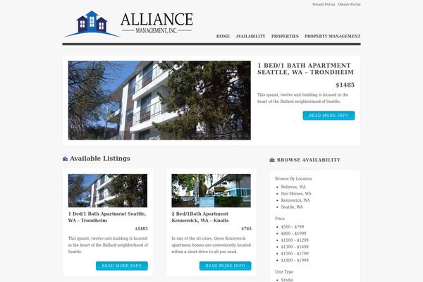 allianceapts.com site used Decasa