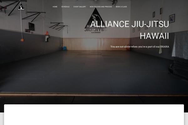 Hestia theme site design template sample