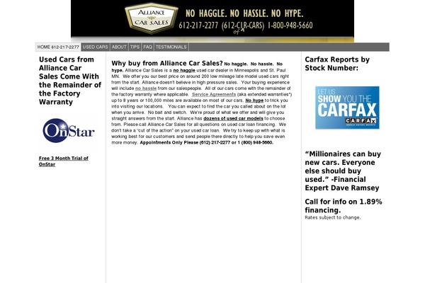 alliancecarsales.com site used Atahualpa34