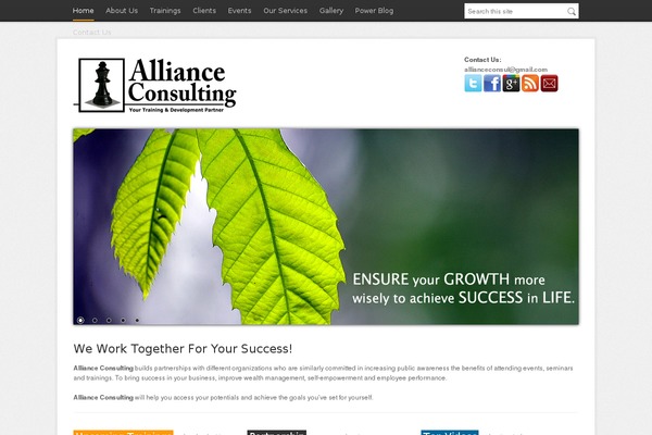 Indus theme site design template sample