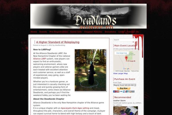 Zombie Apocalypse theme site design template sample