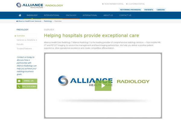 allianceimaging.com site used Alliance