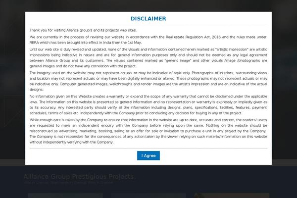 Site using OTW Portfolio Light plugin