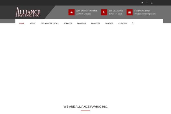 Constructo theme site design template sample