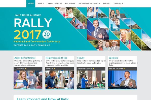 alliancerally.org site used Rally