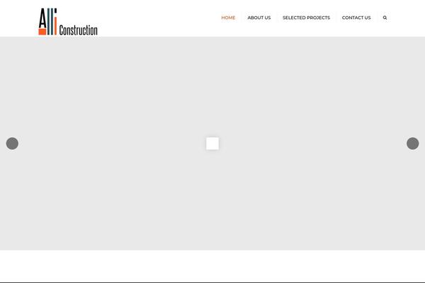 Constructo theme site design template sample