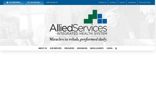 allied theme websites examples