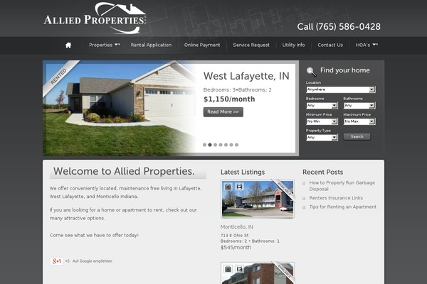 alliedapartments.com site used OpenDoor