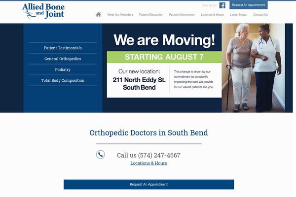 alliedboneandjoint.com site used Alliedboneandjoint