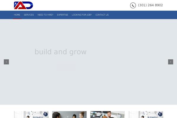 Business theme site design template sample