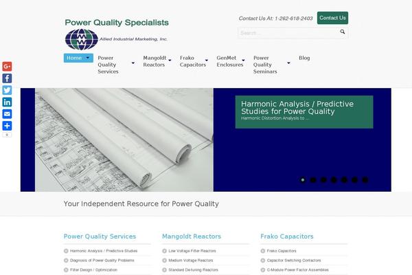 Site using Thrive-ovation plugin