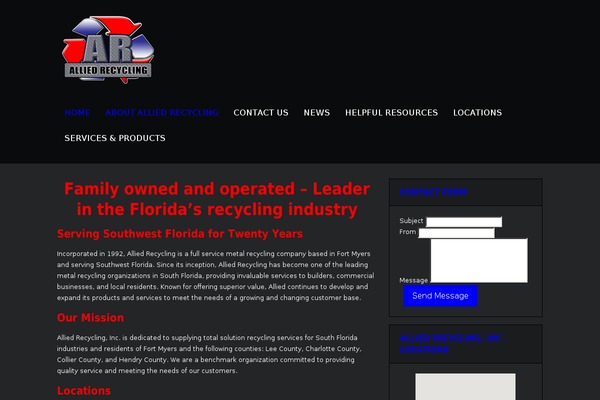 Site using Contact-form plugin