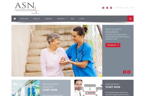 Cacoon theme site design template sample