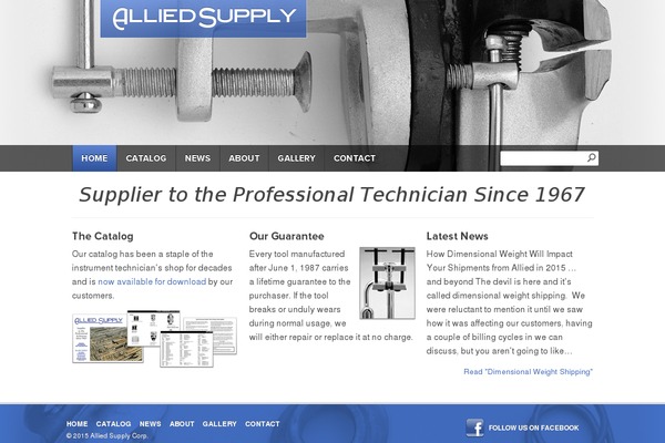 alliedsupplycorp.com site used Wp-basic