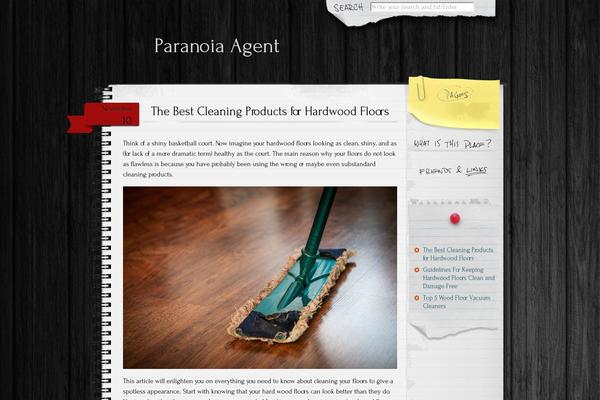 Anarcho Notepad theme site design template sample