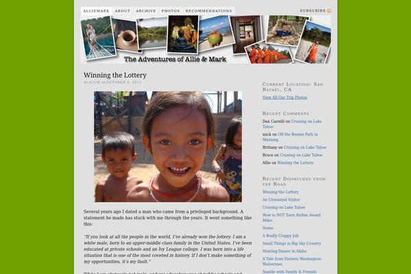 Thesis 1.8 theme site design template sample