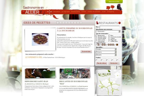 Septime theme site design template sample