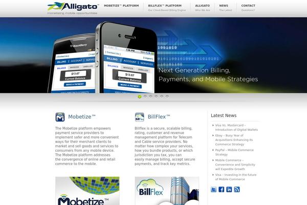 Proton theme site design template sample