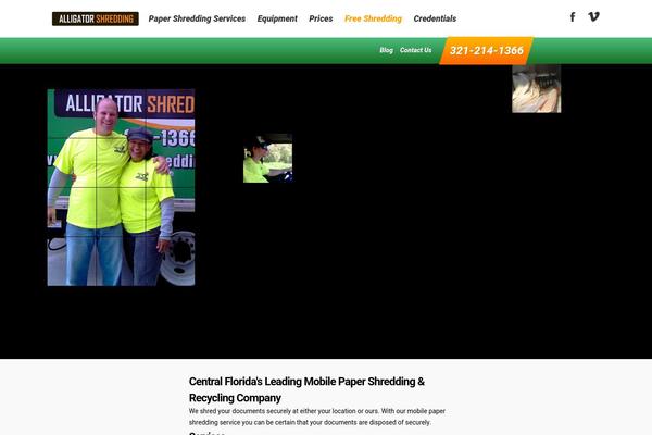 alligatorshredding.com site used Alligator