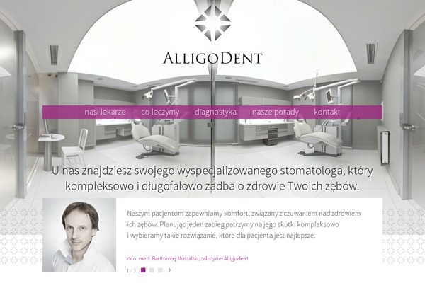 DentiCare theme site design template sample