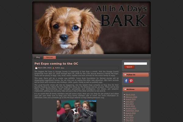 Primer theme site design template sample