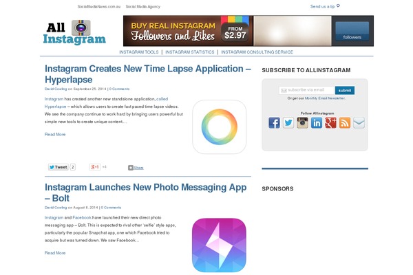 allinstagram.com site used Allinstagram